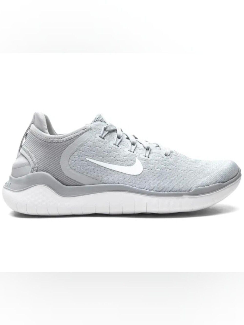 Nike Free RN 2018 Men's Running Shoes Grey White 942836 003 Men's Size's Gym